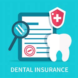 Diagram depicting a dental insurance form